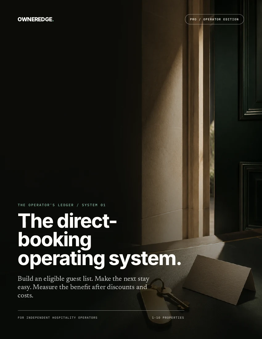 Actual cover of the OwnerEdge Pro guide